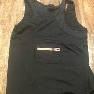 Zyia jogger tank with zipper in the back. Size small